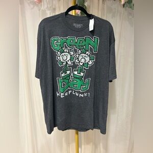 Green Day Graphic Band Tee XL Kerplunk Rock Band Shirt